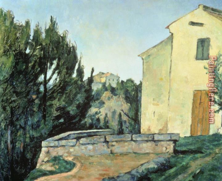 Paul Cezanne The Abandoned House at Tholonet